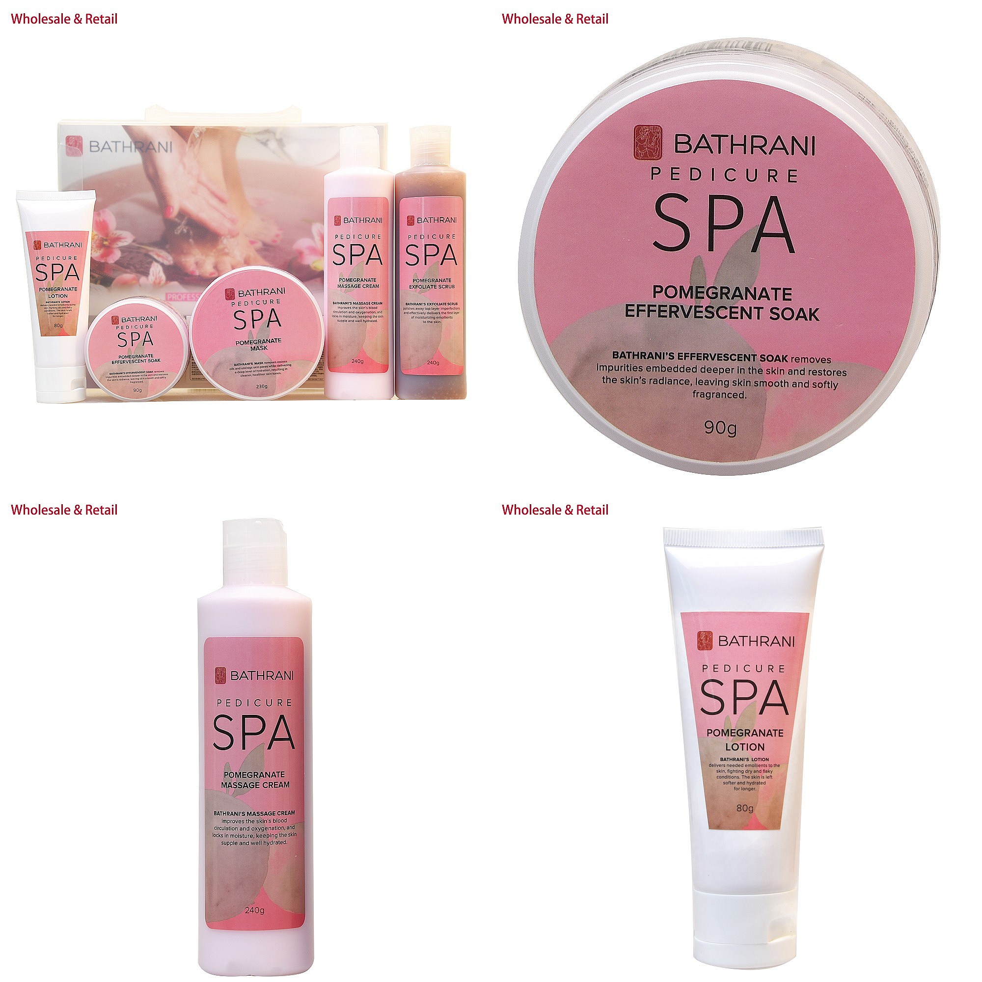 Luxury Skin Care - Kit Pedicure Spa 5 Fasi per
