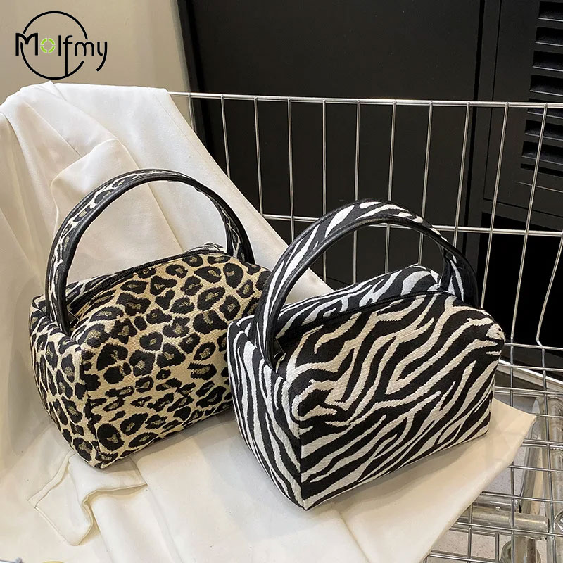 Luxury Skincare China - Borsa per trucco leopardata Borsa per