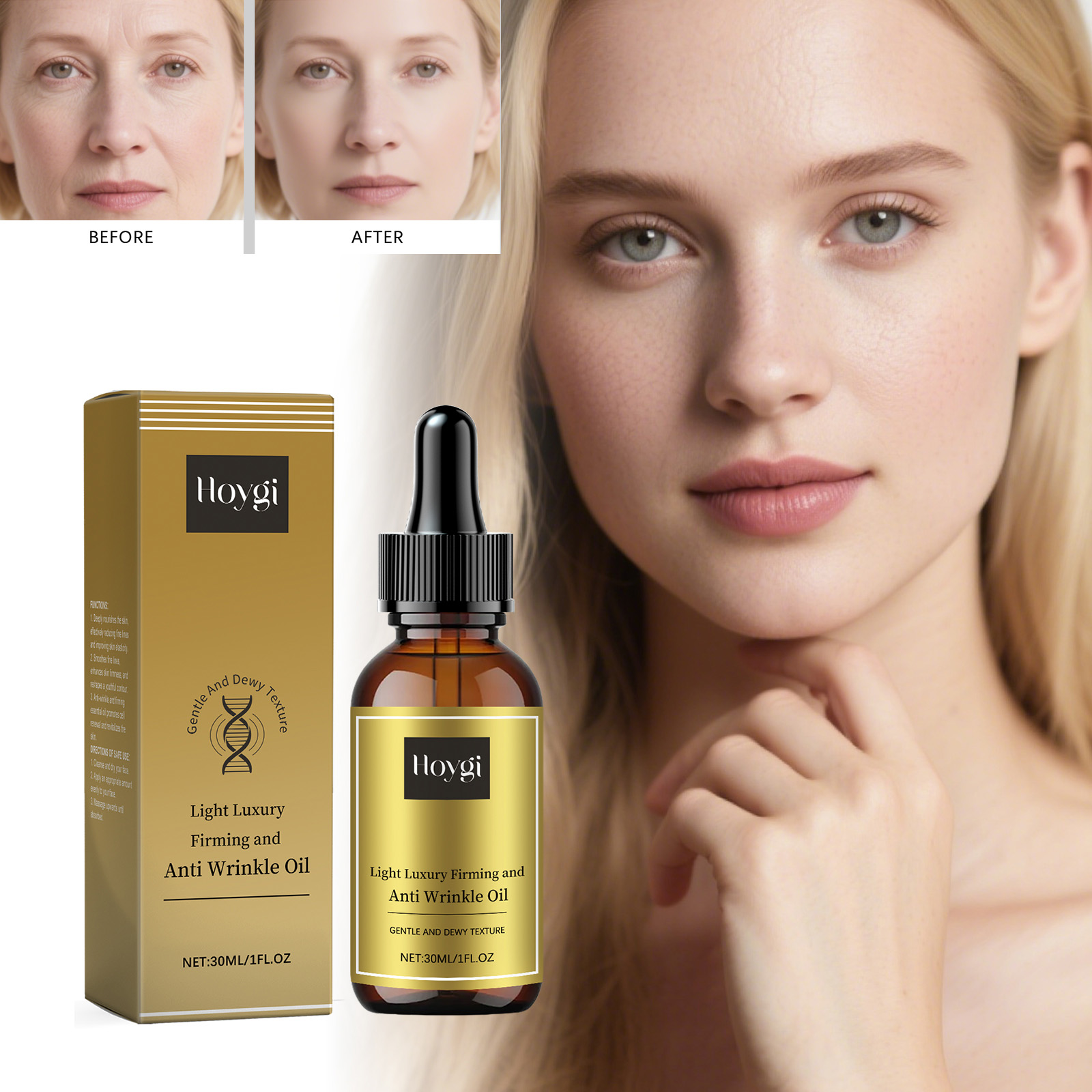 Luxury Skincare China - Rassodante Cura del viso Olio Lifting