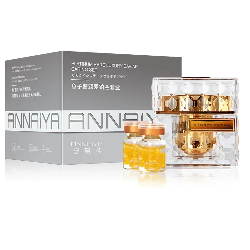 Luxury Skin Care - Platino Raro Lusso Caviale Set Cura