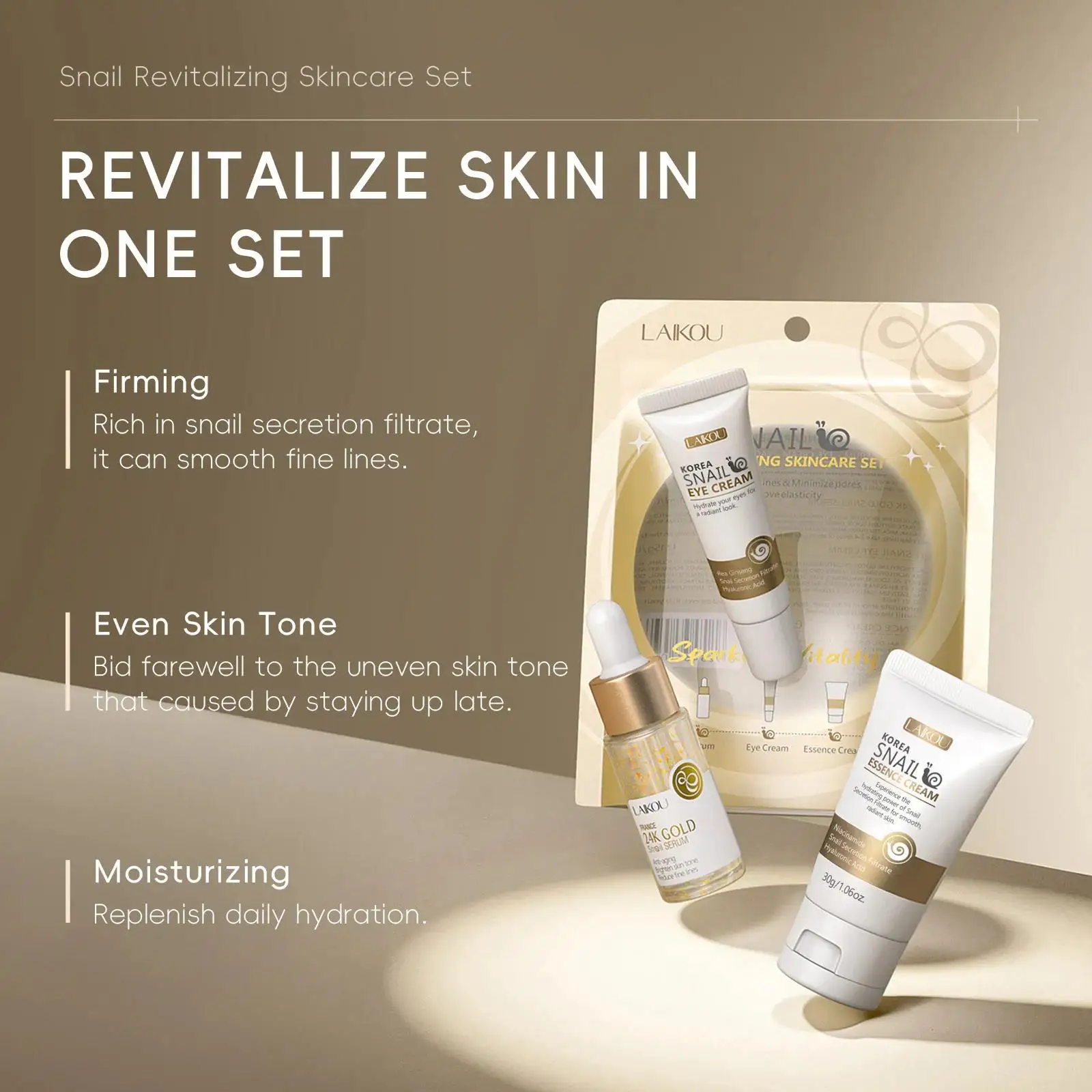 24K Oro Lumaca Siero Riparator - Luxury Skincare China recensione e prezzo