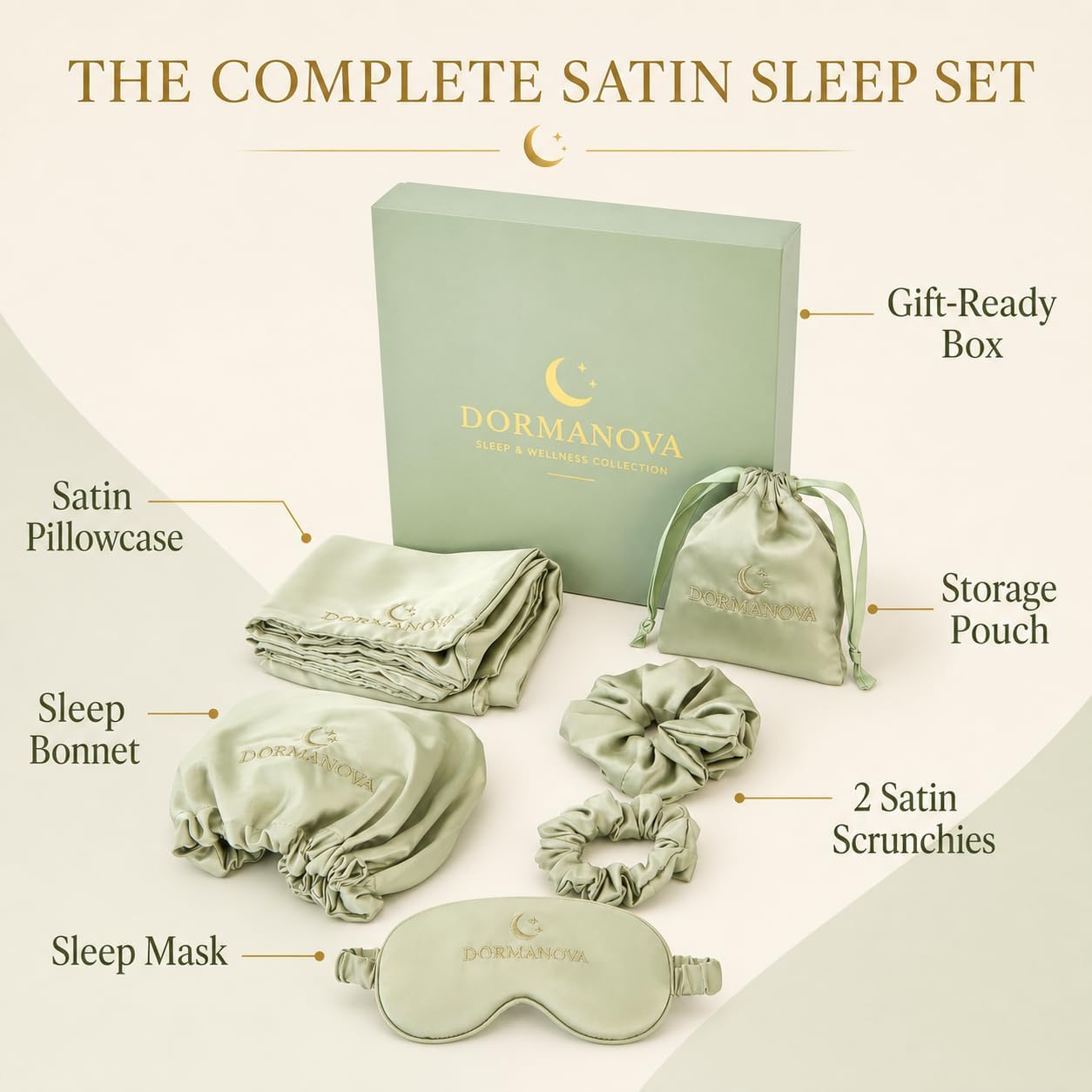 Set da Notte in Raso di Lusso  - Luxury Skincare Gift Box recensione e prezzo